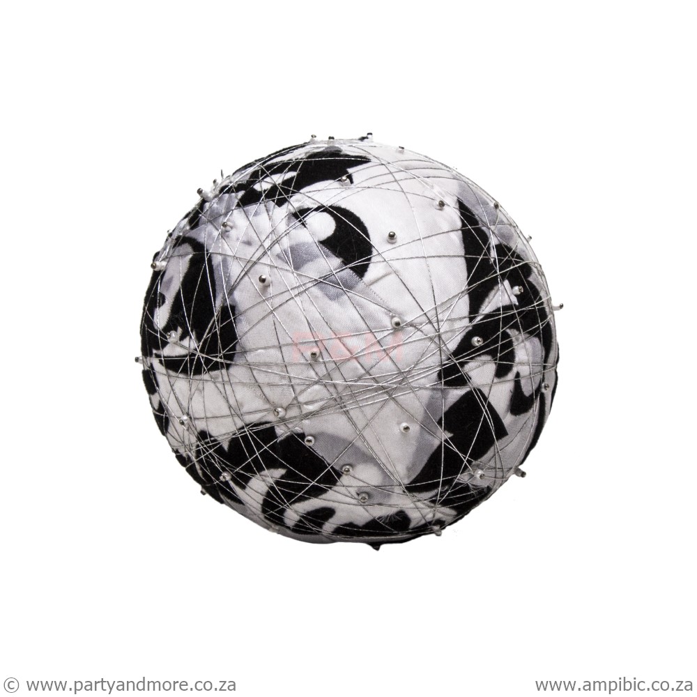 Decor Ball - White + Black