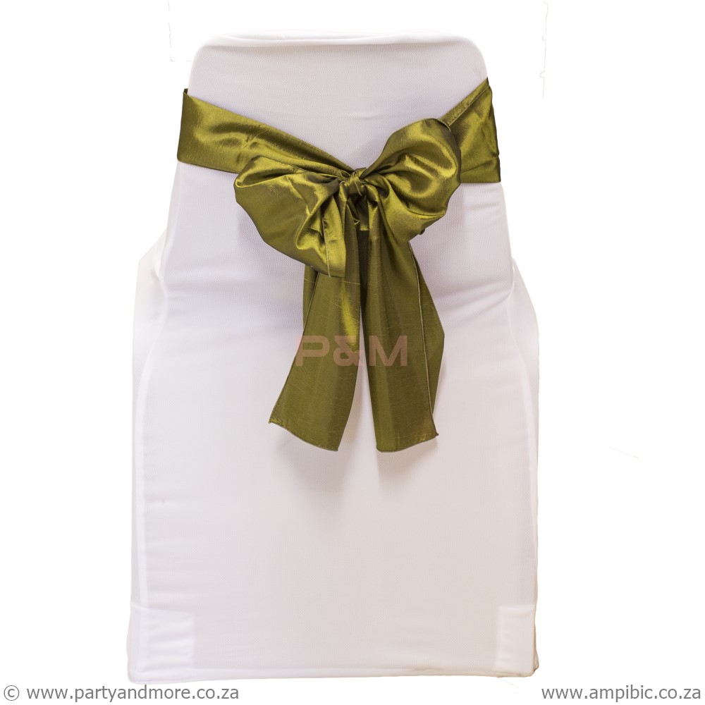 Satin O/Green chairties