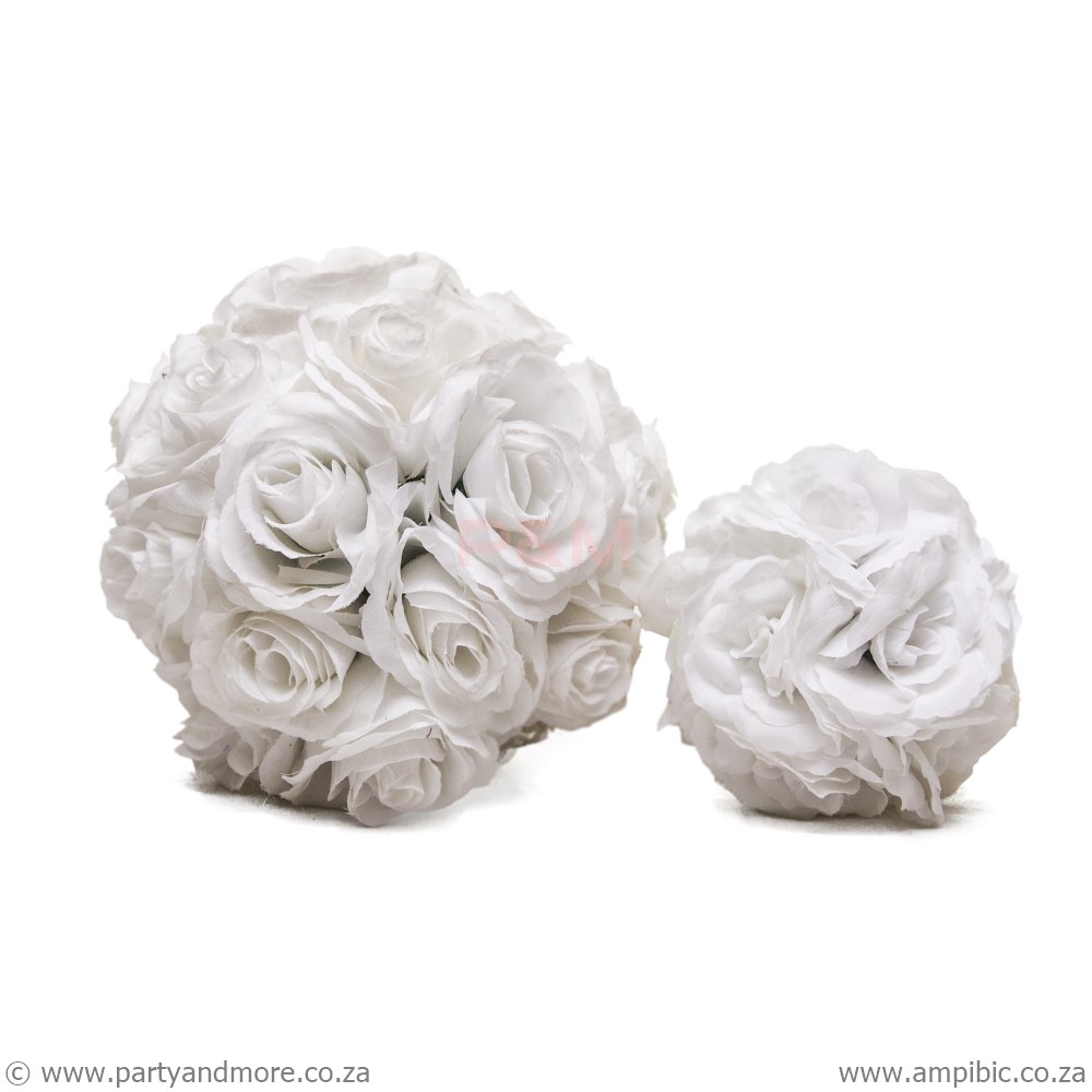Flower Ball - White Large