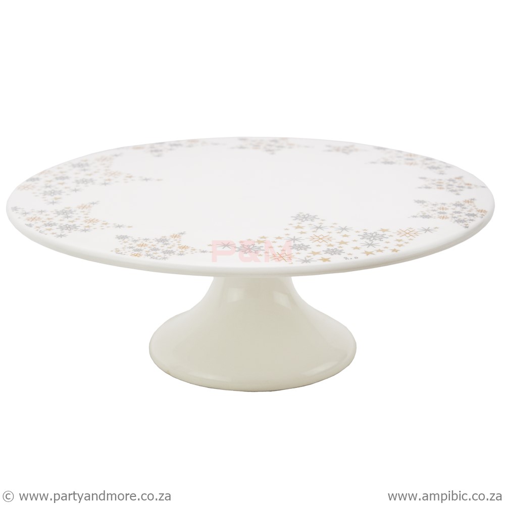 Cakestand round ceramic