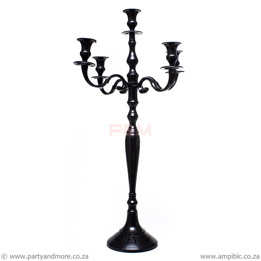 Candelabra Black Tall