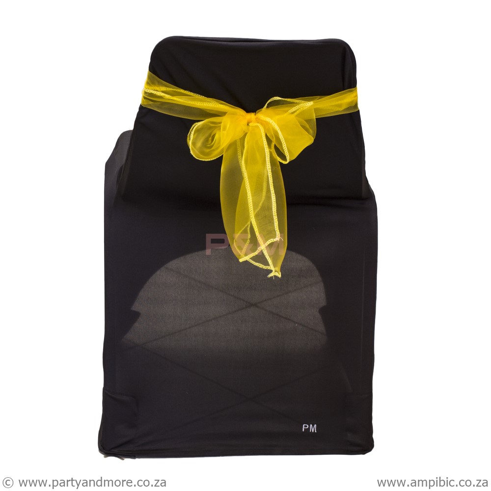 Organza Yellow chairties