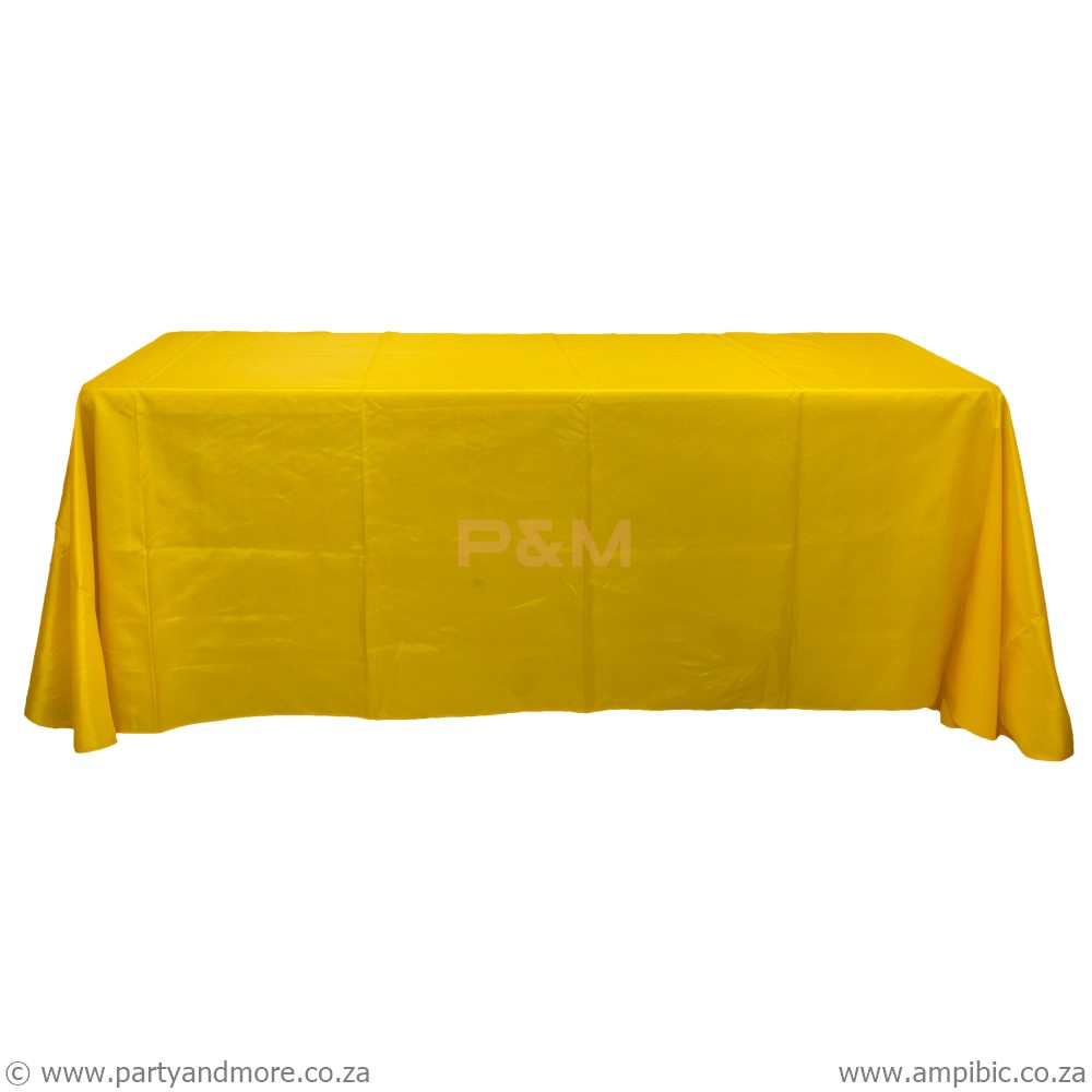 Tablecloth - Long C/Tafeta Yellow