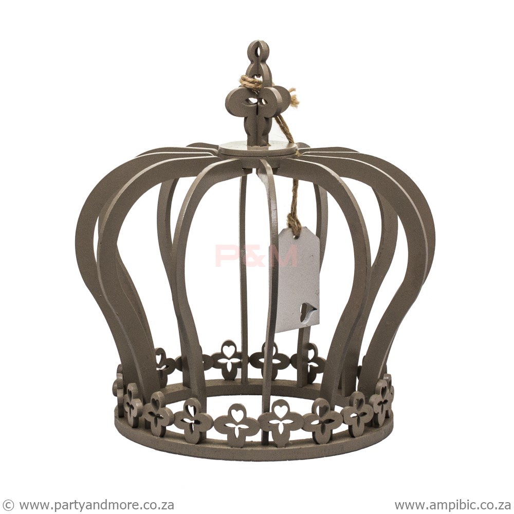 Crown Wooden centerpiece