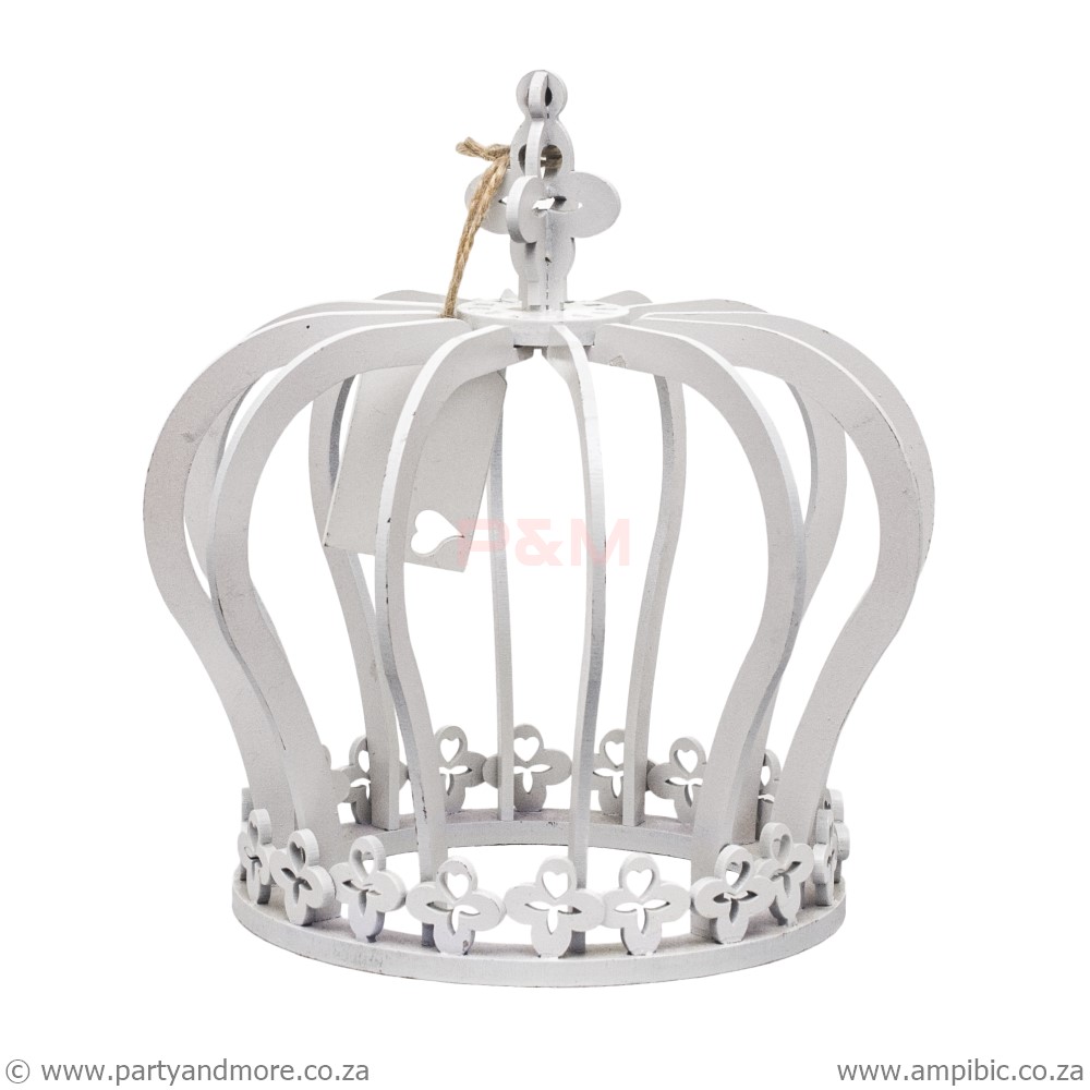 Crown Wooden centerpiece