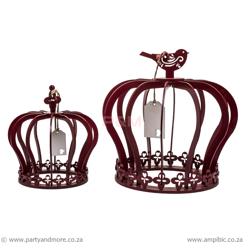 Crown Wooden centerpiece