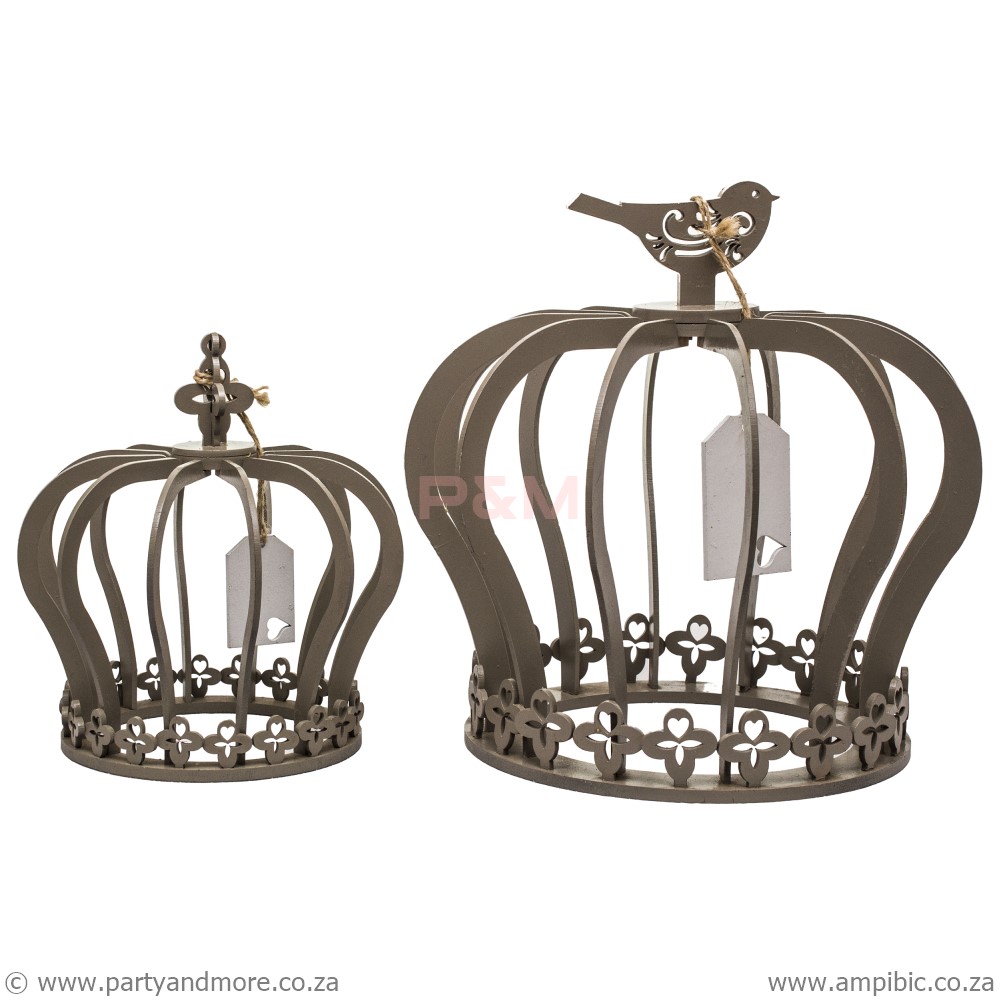 Crown Wooden centerpiece