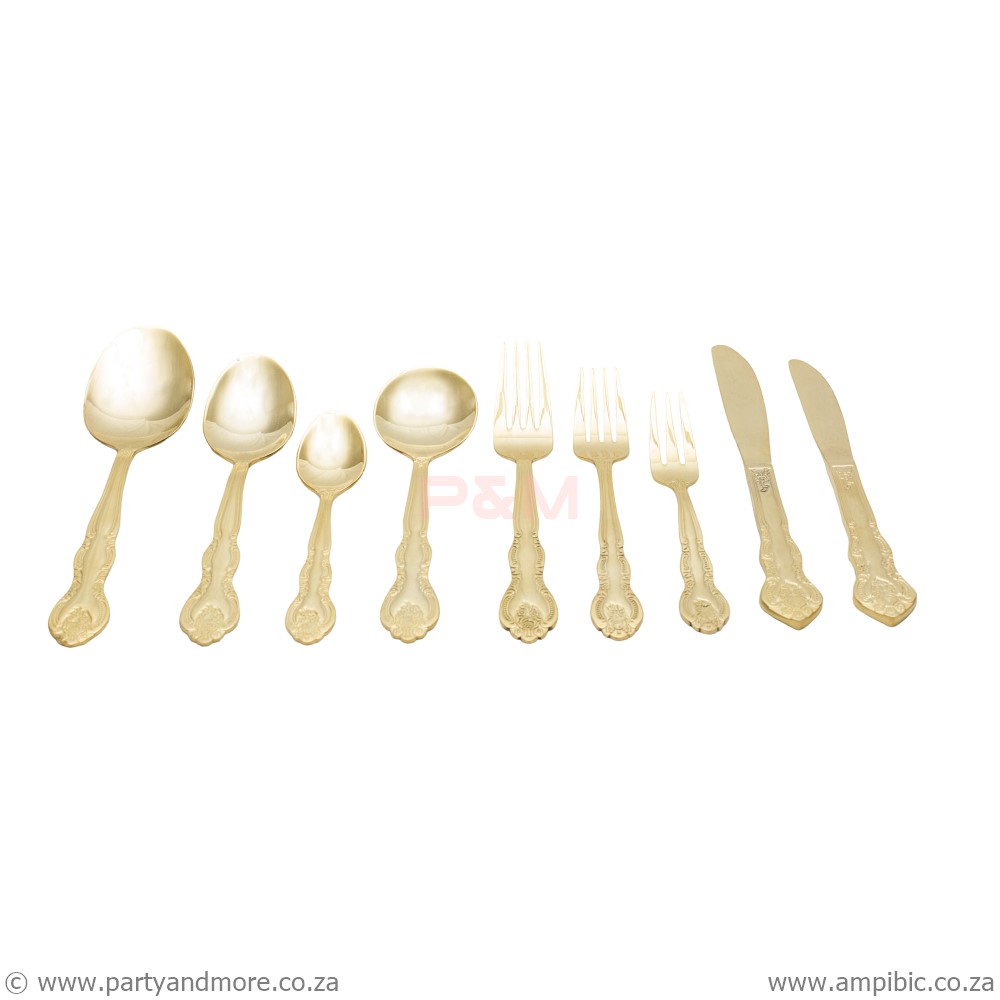 Fork Table - Gold
