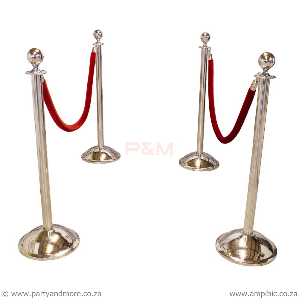 Stanchion Pole - Silver